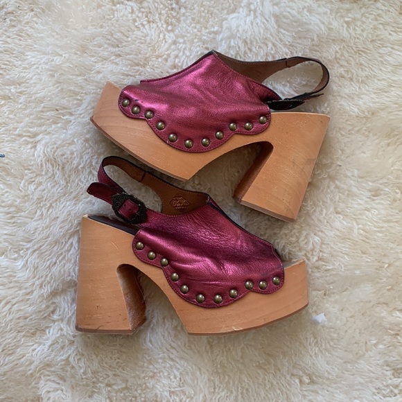 Jeffrey Campbell Shoes - RARE Free People x Jeffrey Campbell Baroque Sweet Jane Clog